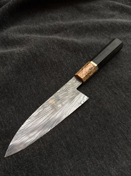 Smedja Aspen feather Damascus - Shinogi