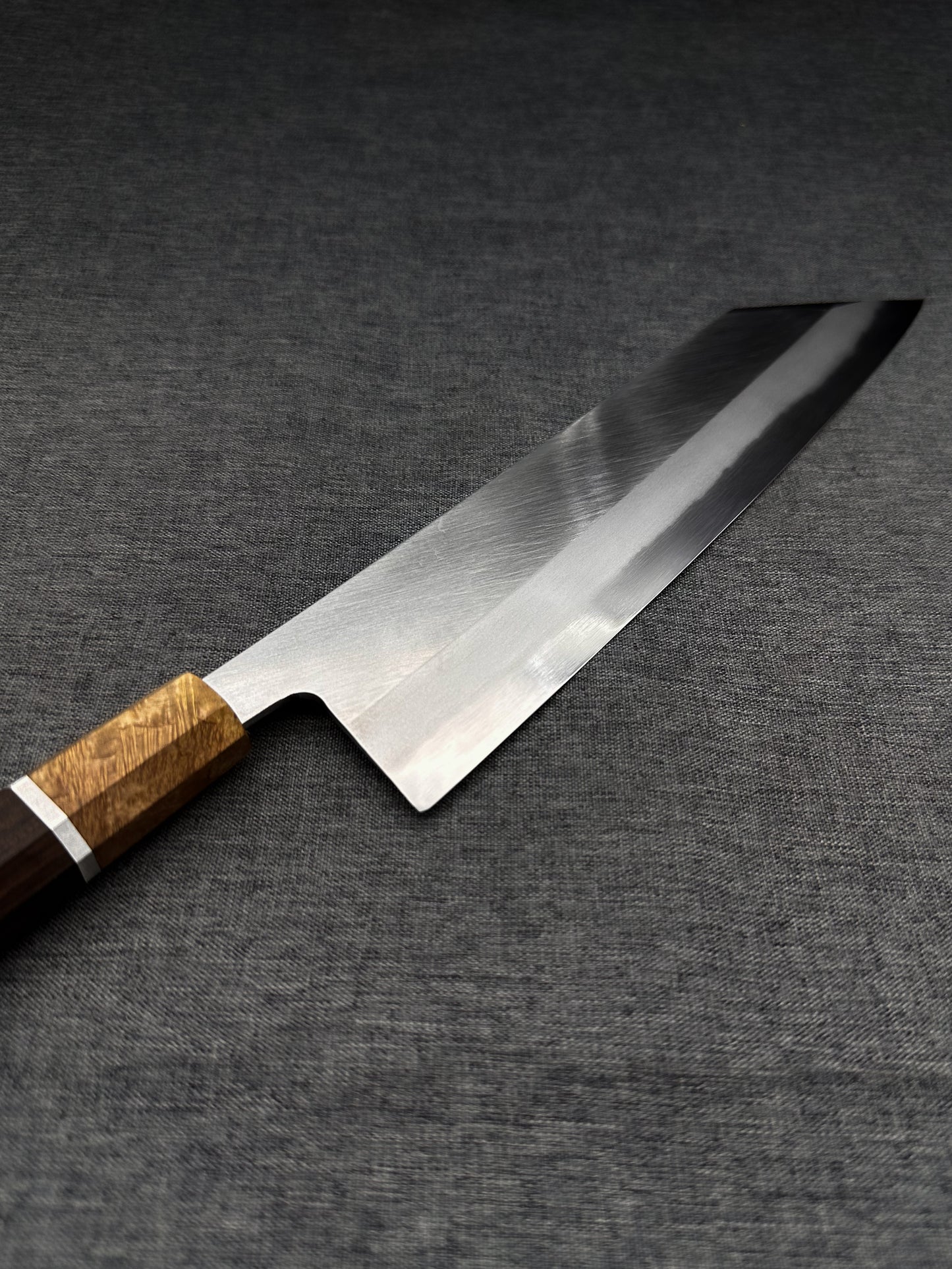 Smedja Aspen 240mm migaki gyuto - Shinogi