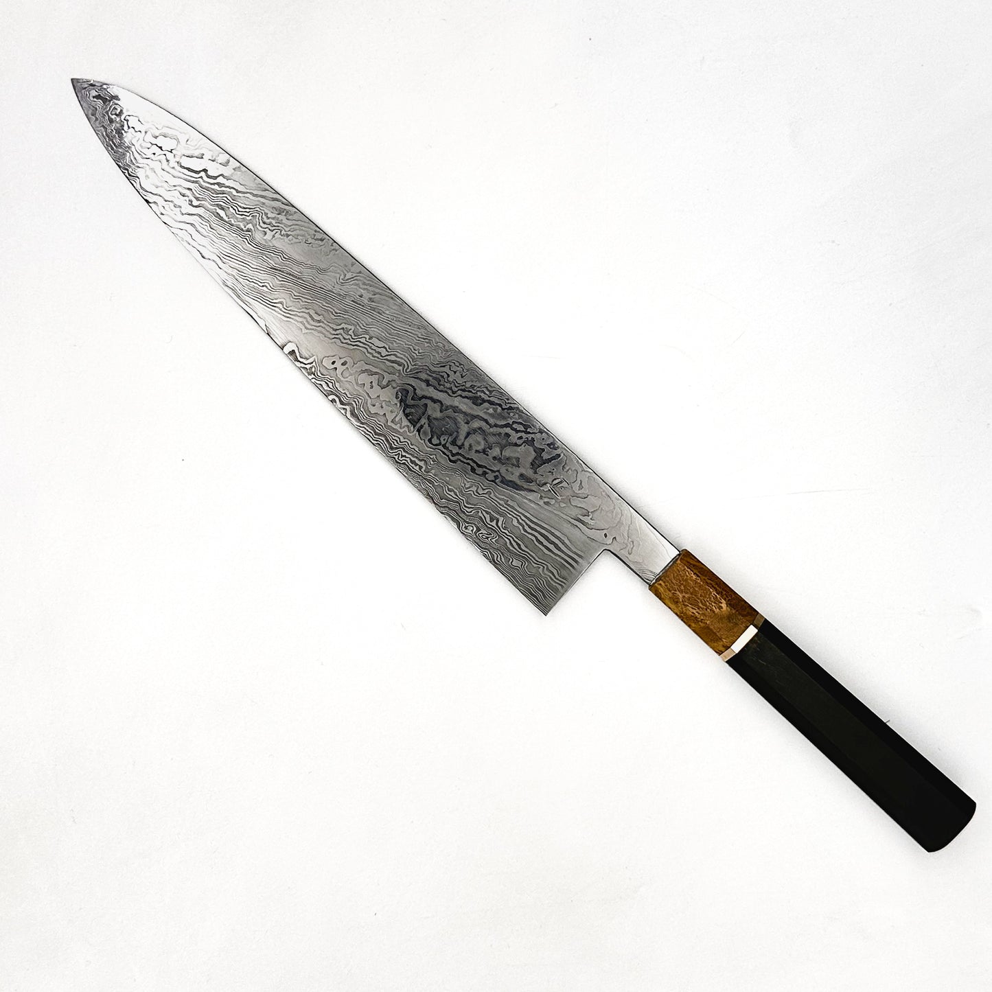 Shinogi Twisted Damascus Gyuto